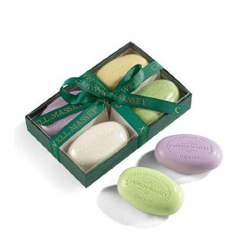 Caswell Massey floral bath soap gift set