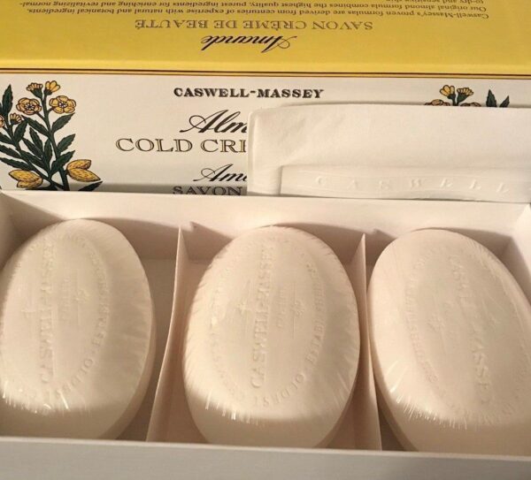 Caswell Massey cold cream soap set