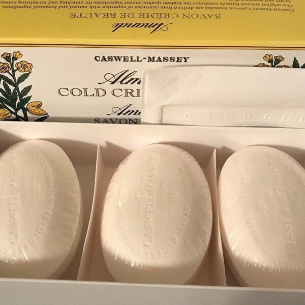 Caswell Massey cold cream soap set