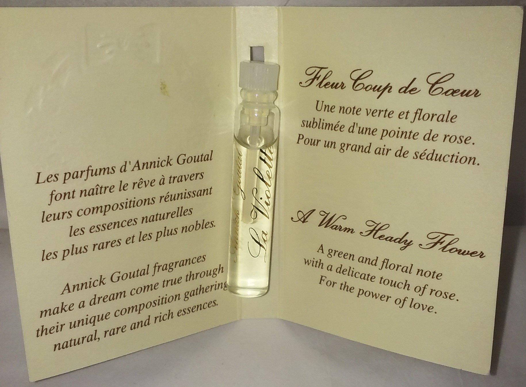 Annick Goutal la violette eau de toilette vial sample crabtree & evelyn