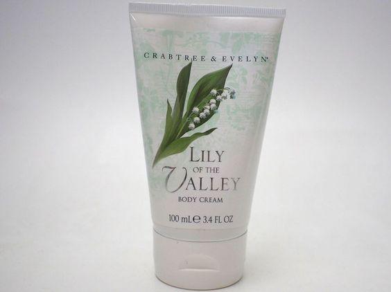Crabtree Evelyn classic lily of the valley body cream 3.4 oz