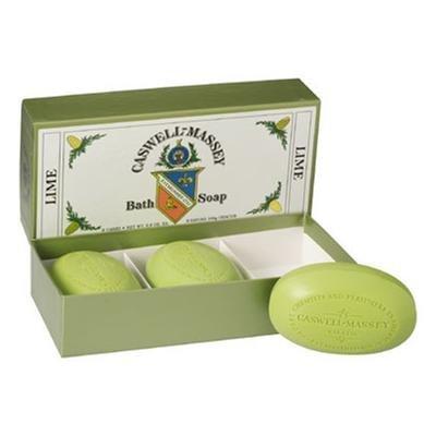 Caswell-Massey lime bath soap set