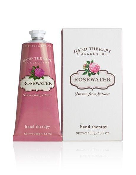 Crabtree & Evelyn hand therapy rosewater
