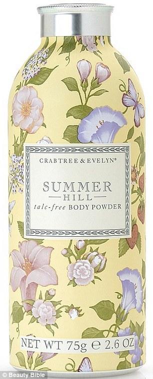 Crabtree & Evelyn summer hill talc free powder