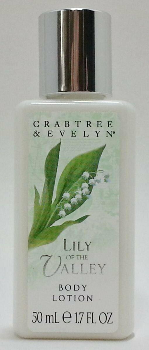 Crabtree Evelyn lily of the valley body lotion travel size 1.7 oz