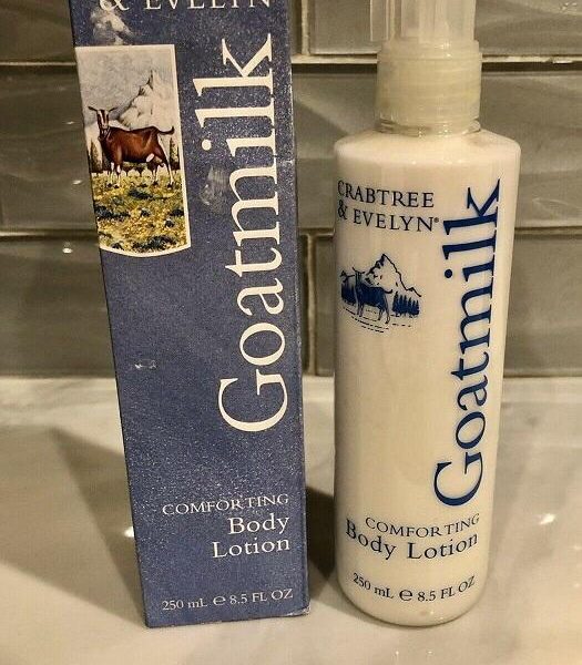 Crabtree Evelyn goatmilk body lotion with pump 8.5 oz
