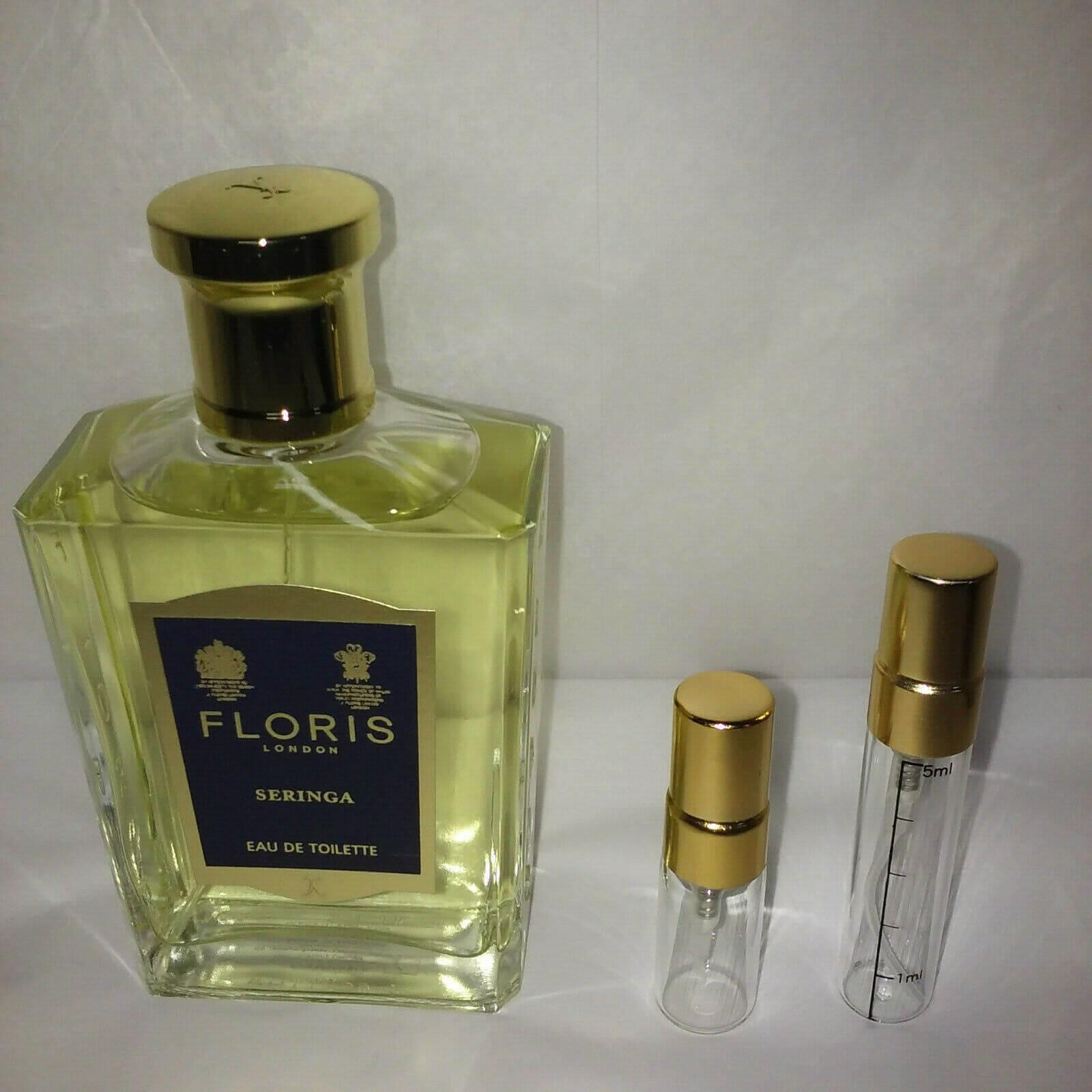 Floris London seringa sample vial 3 ml bottle large perfume is not ...