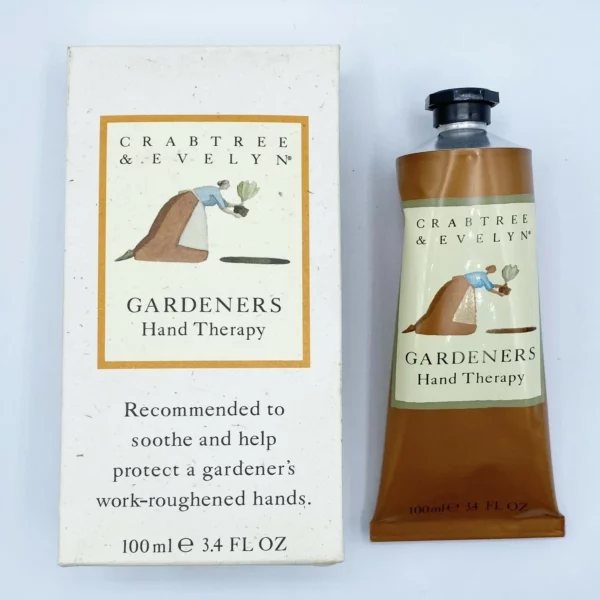 crabtree evelyn gardeners hand therapy new with open box 3.4 oz