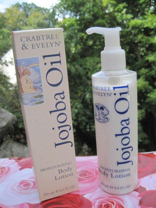 crabtree evelyn jojoba oil moisturizing body lotion pump 8.5 oz new in box