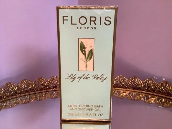 Vintage Floris London Lily of the Valley Perfume Bath and Shower Gel