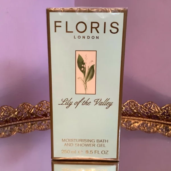 Vintage Floris London Lily of the Valley Perfume Bath and Shower Gel